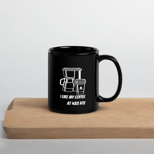 Coffee at 438 NTU - Black Glossy Mug