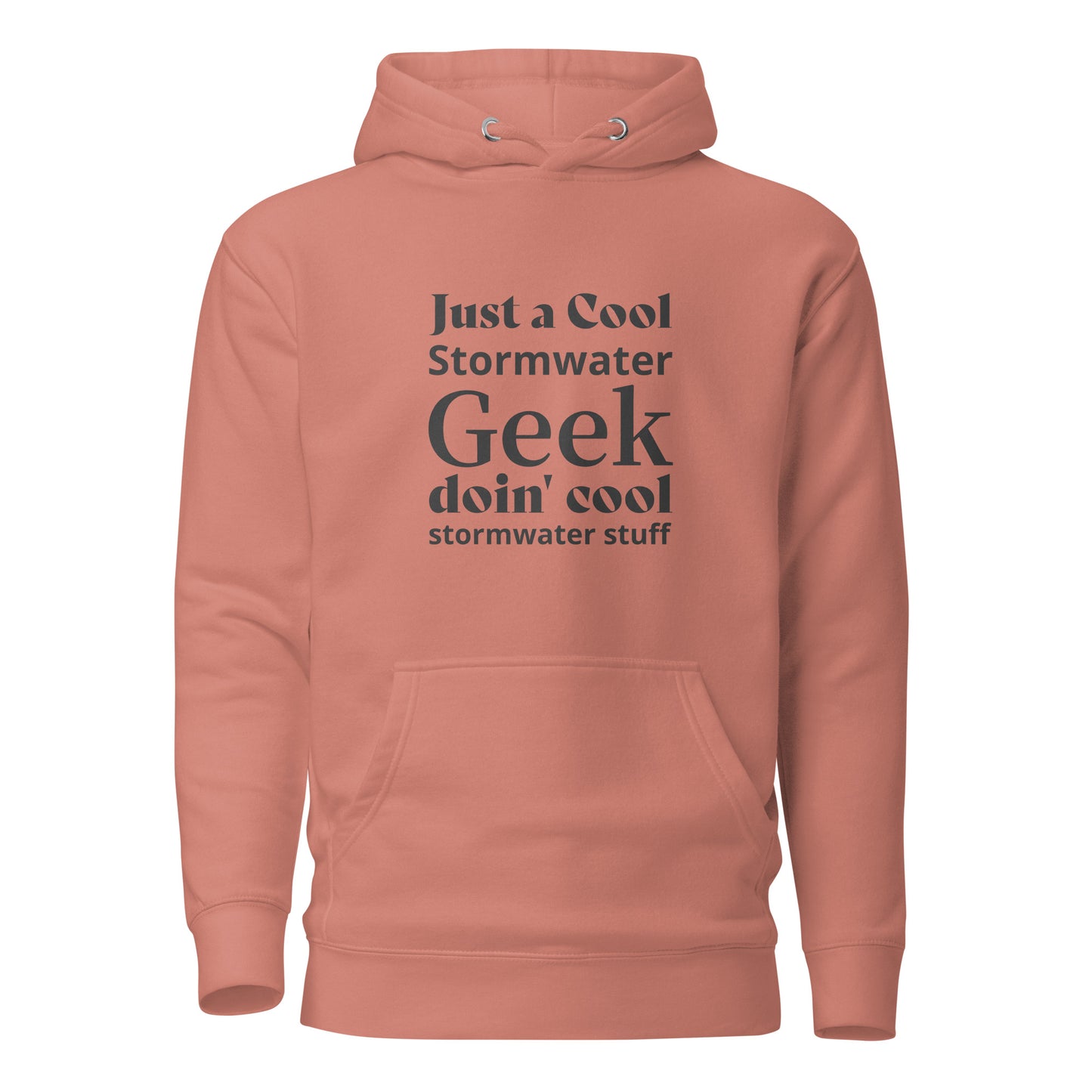 Cool Stormwater Geek (dark font) - Unisex Hoodie