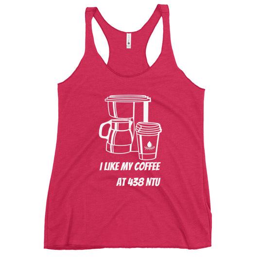 Coffee at 438 NT - Women's Racerback Tank